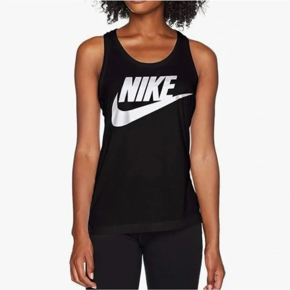 TWO Nike Women's Tanktops -1 Dri Fit Tank and 1 Cotton Racerback- Medium